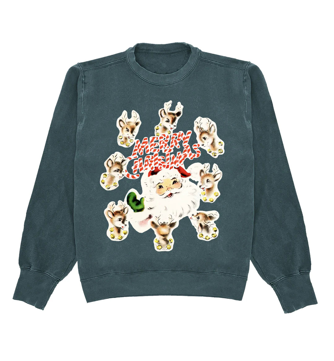 Santa's Reindeer Crewneck | Shop Kristin Jones