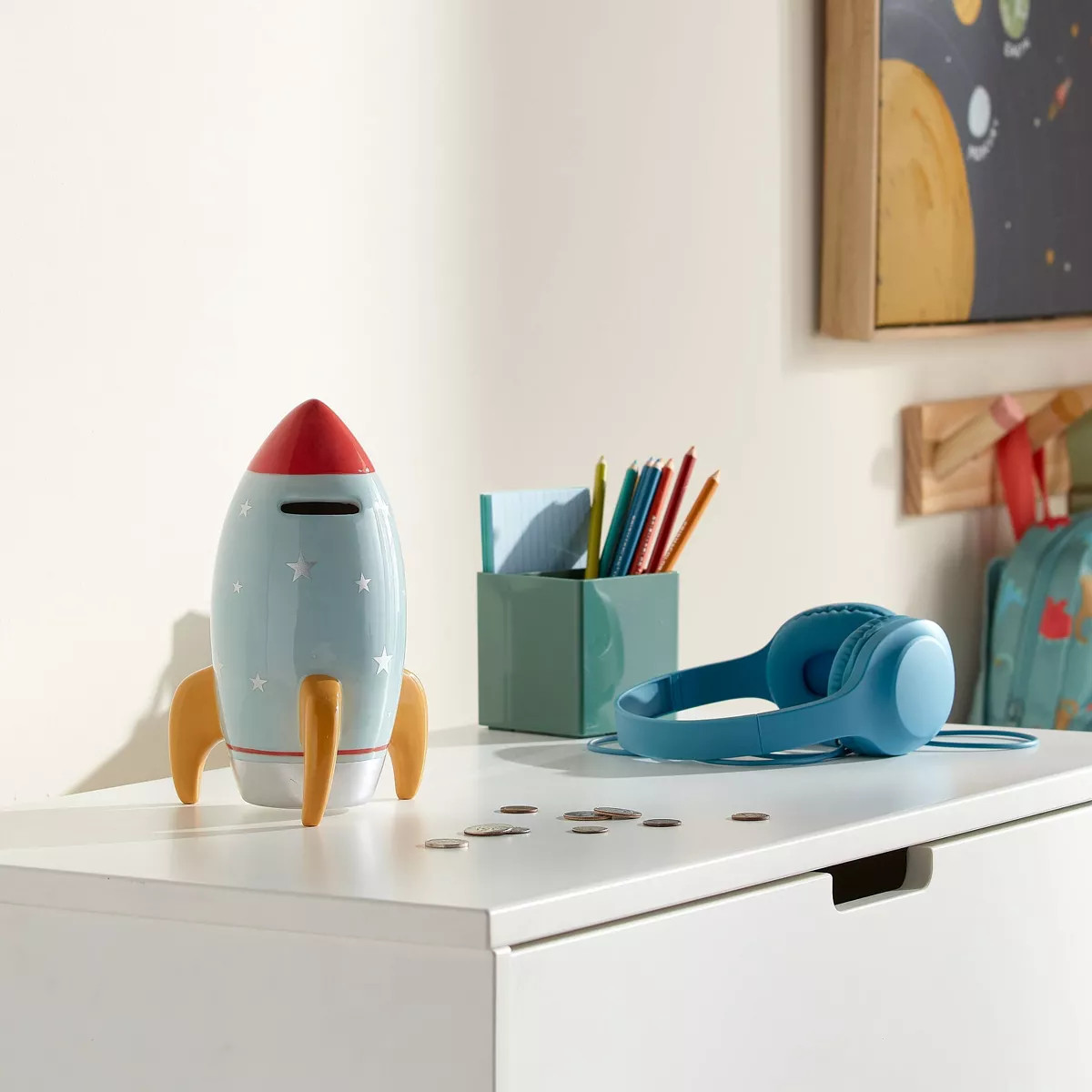 Space Ship Piggy Bank - Pillowfort™ | Target