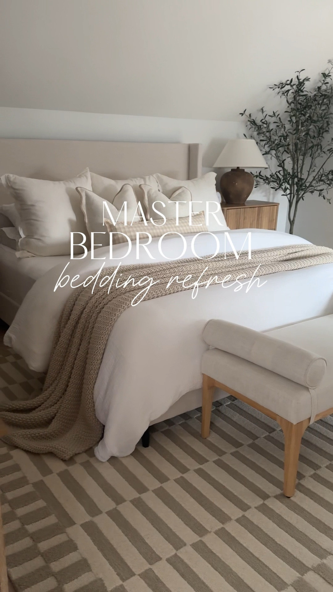 Our bedroom got a little bedding refresh and I’m so here for the cozy, neutral vibes. Everything feels soft, airy, and super inviting—just how I like it. 

You can find it all here! 🫶

#LTKhome #BedroomRefresh #NeutralDecor #CozyHomeVibes #ModernOrganicStyle#LTKWatchNow 

#LTKFindsUnder50 #LTKHome