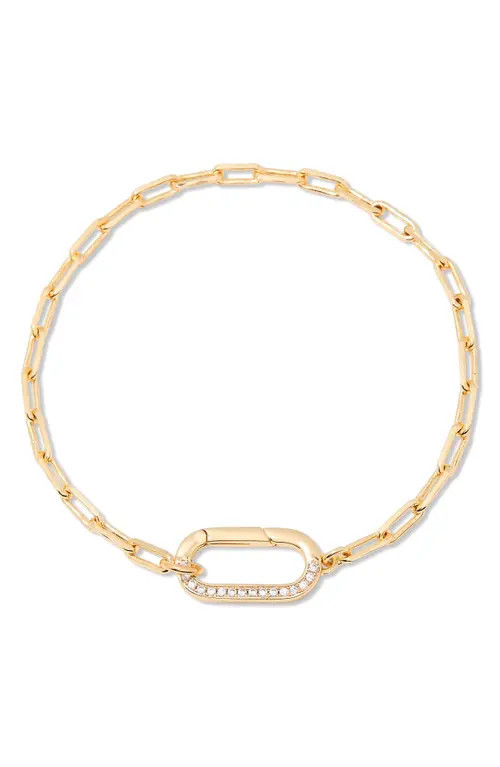 Brook and York Petra Paperclip Link Bracelet in Gold at Nordstrom | Nordstrom