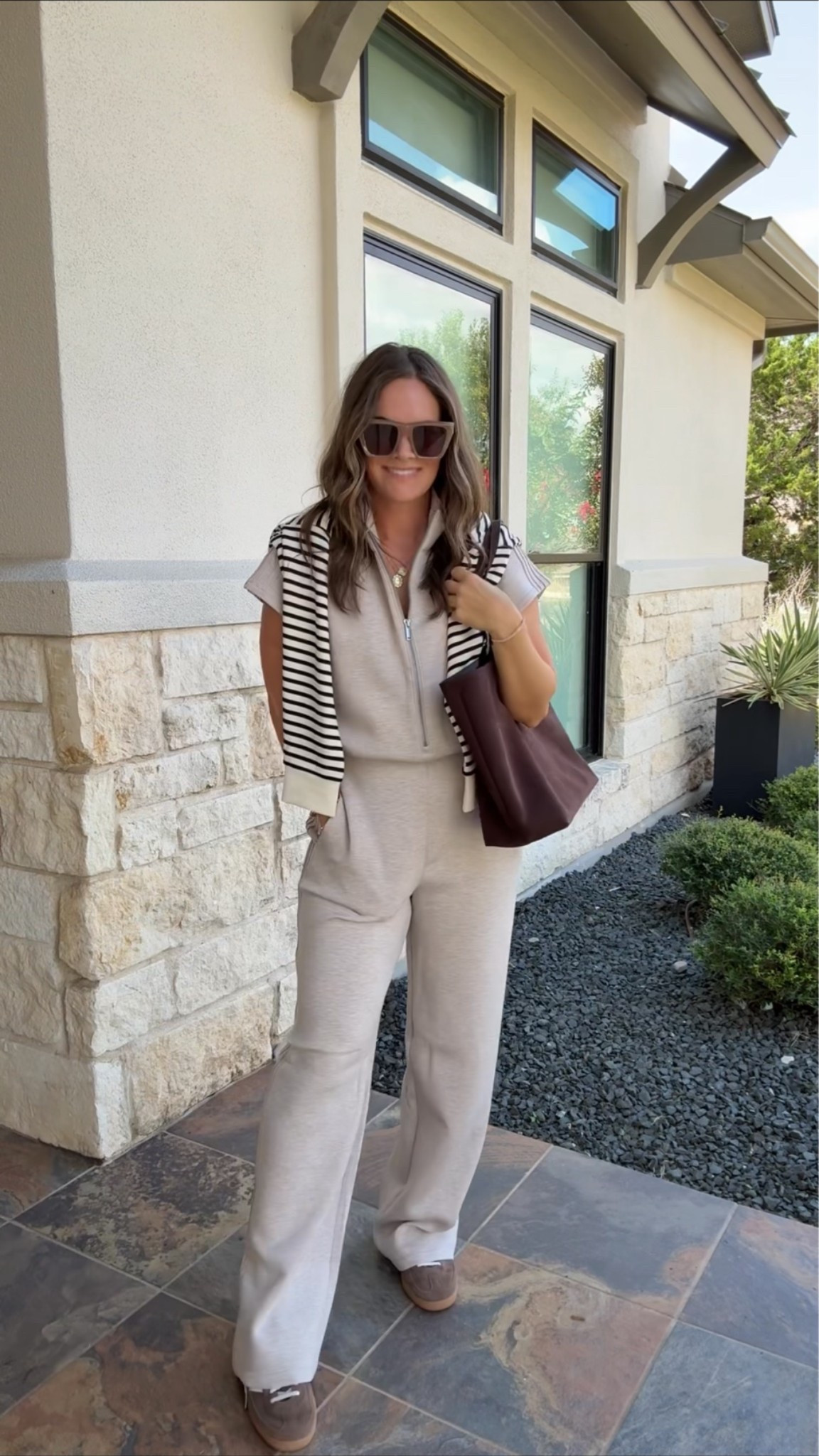 @spanx #ad copy the promo code for 20% off this gorgeous jumpsuit, 3 colors- bathroom friendly and so soft. #traveloutfit #elevatedtravel #casualoutfit

#LTKSaleAlert #LTKootd #LTKgrwm