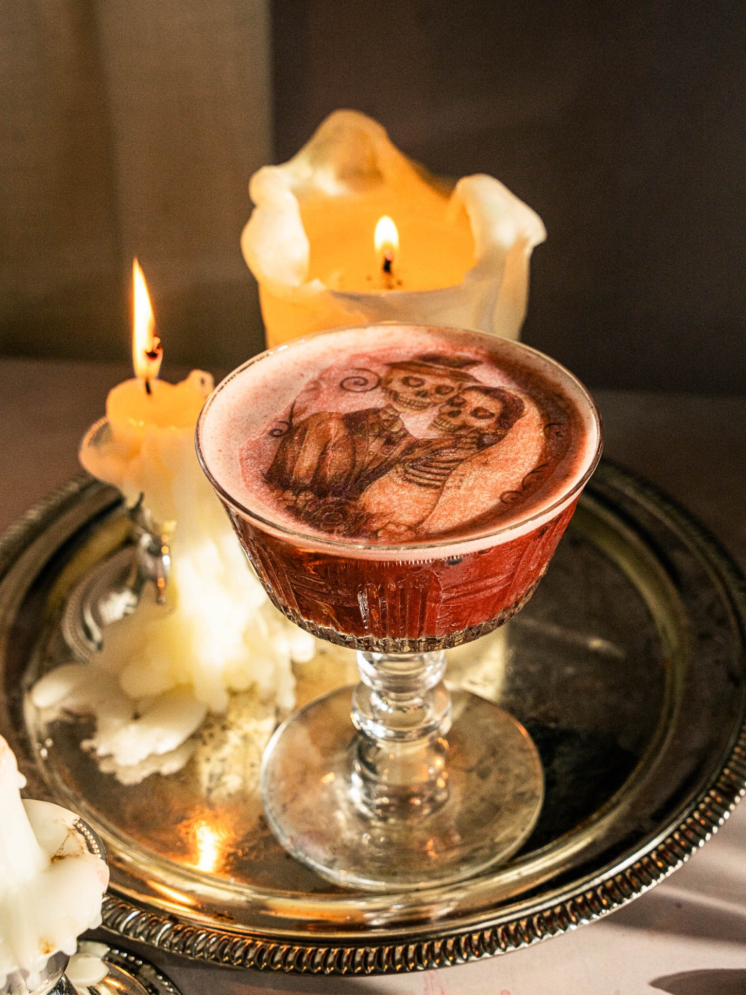 Spooky cocktail with edible printable rice paper garnish. 

#halloween #halloweendiy #halloweendecor #halloweenhappyhour #halloweencocktails #spookyseason

#LTKParties #LTKHalloween #LTKHoliday