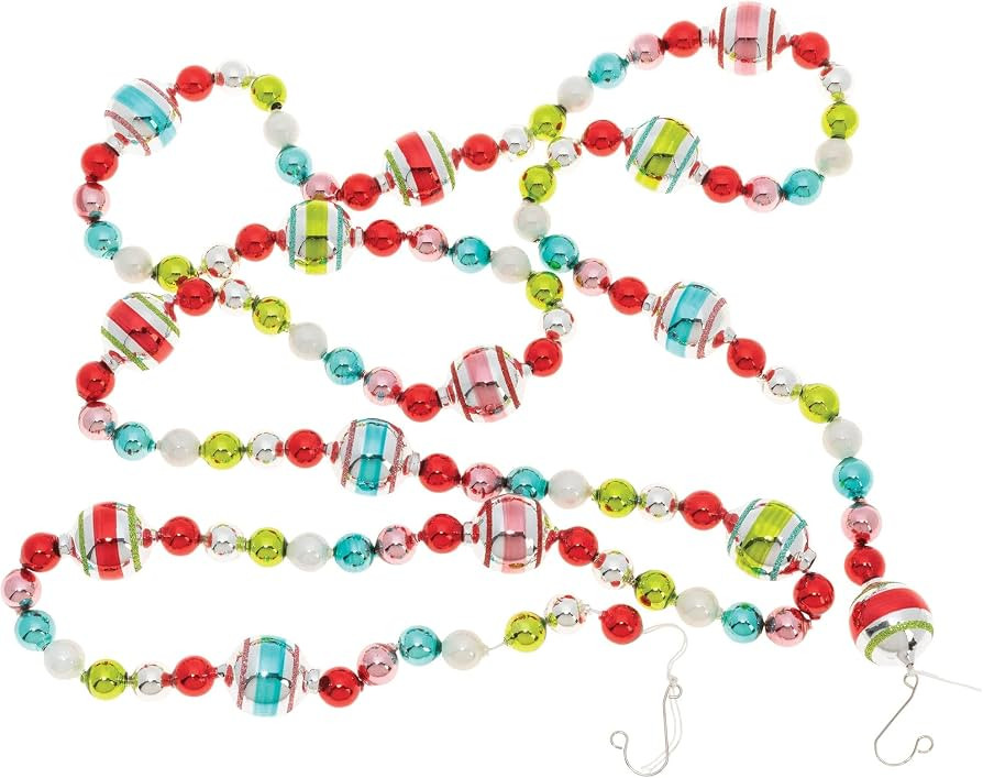 Christopher Radko Shiny Brite Festive Fete 1 Count 7' Garland | Amazon (US)