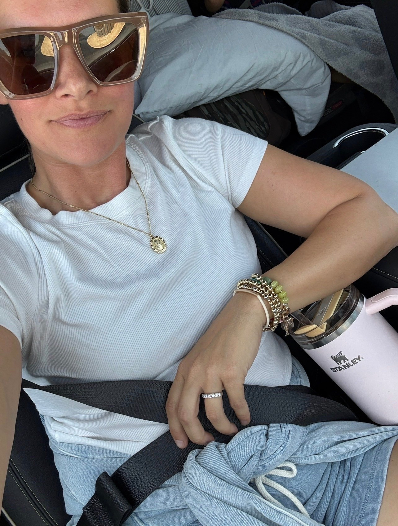 Travel ootd: Walmart ribbed tank & ZSupply matching set 💙

#LTKootd #LTKmomlife #LTKTravel