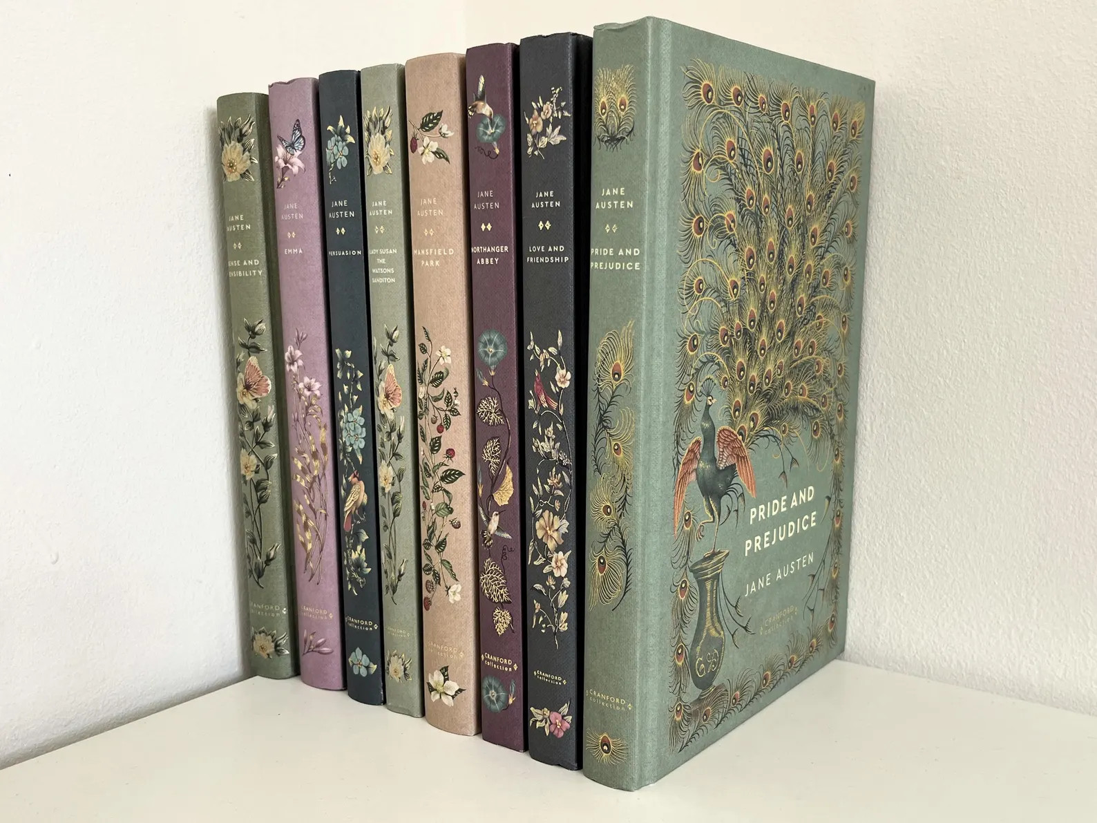 JANE AUSTEN - Set of Eight (8) Volumes - Cranford Collection Special Edition, Fine Decorative Bin... | Etsy (Global)