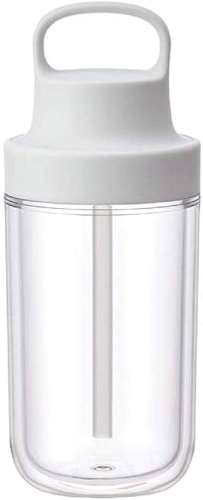 KINTO 20061 Togo Bottle, 12.2 fl oz (360 ml), White, Includes Straw, Lightweight, Water Bottle, D... | Amazon (US)