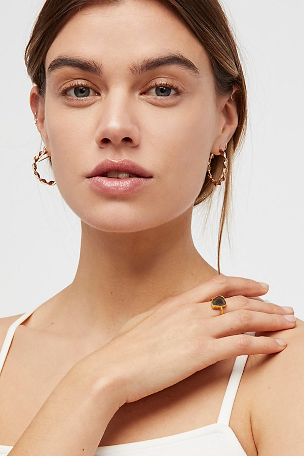 Tourmaline Slice Ring by Baizaar at Free People | Free People