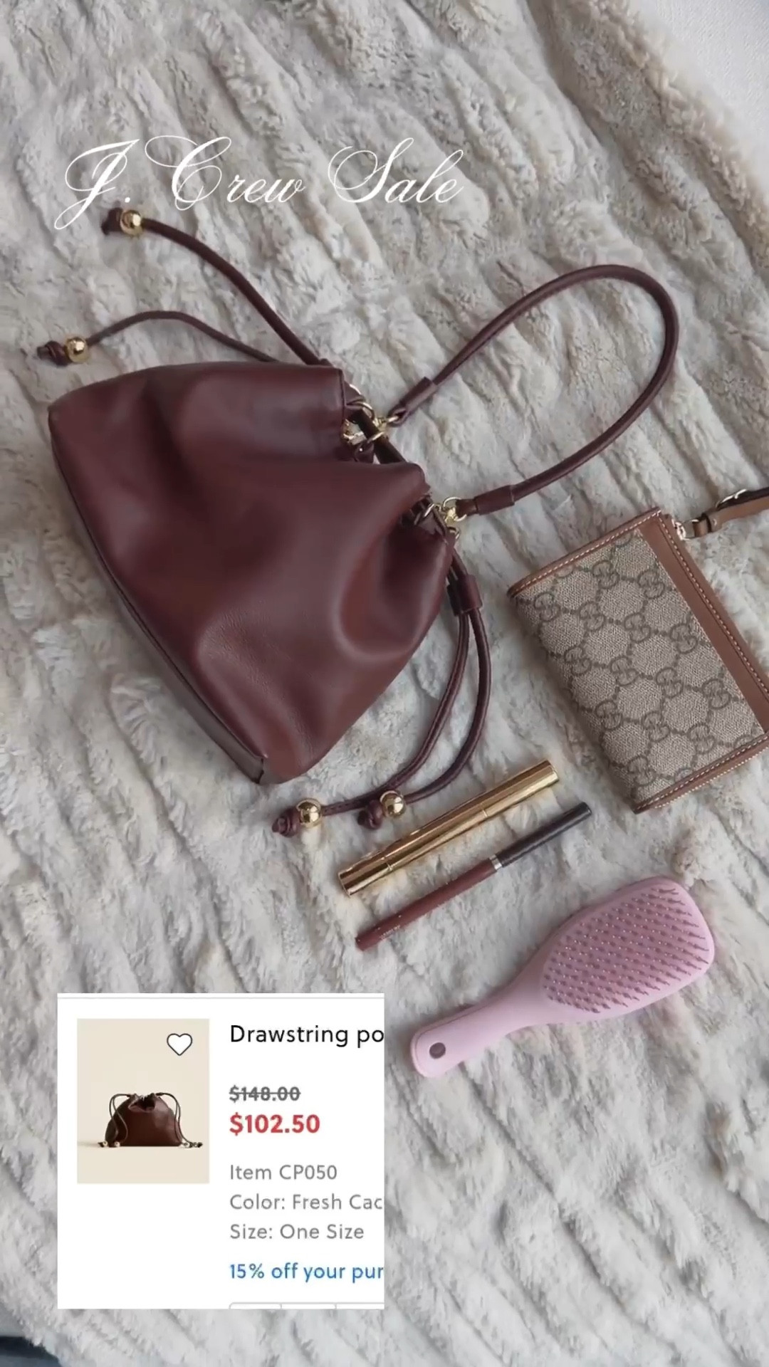 J.Crew an extra 15% off code EXTRA.
The most gorgeous bag of the season, on sale. 

#LTKSaleAlert #LTKHoliday #LTKCyberWeek