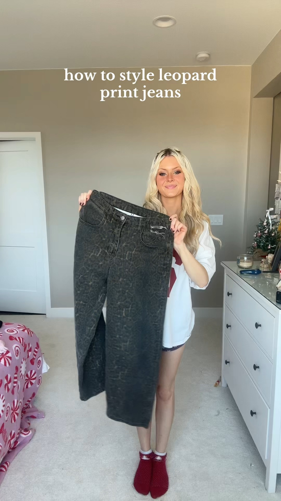 5 ways to style leopard print jeans!🐆🖤

leopard jeans, leopard pants, holiday outfits, fall outfits, winter outfits, outfits fall, outfit inspo, outfits with sneakers, outfits amazon, sweater, white oversized sweater, gold necklace amazon, chunky gold earrings, jersey outfit, styled in jersey, gold sequin top, leopard sunglasses, vest top, vest outfits, vest amazon, black vest top, cardigan sweater, cardigan outfits, reebok sneakers, reebok club c, sneakers women, gifts for her, sneakers 2024, sneaker outfits, sneakers with jeans 

#LTKStyleTip #LTKCyberWeek #LTKSeasonal