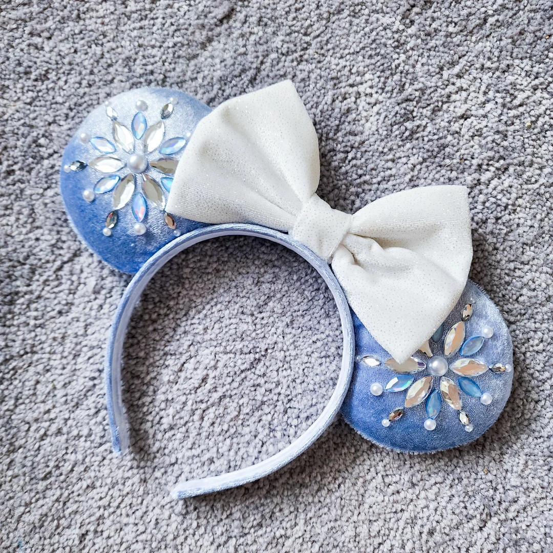 Ice Queen Ears | Frozen Inspired Ears | Mouse Ears | Snow Queen Ears | Mouse Ears Headband - Etsy | Etsy (US)