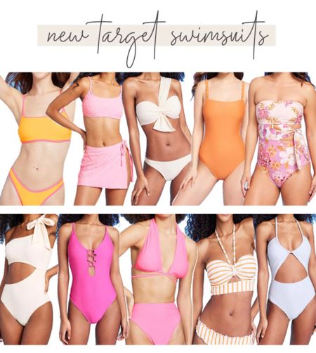 New Target swimsuits! 

#targetswim 

#LTKSeasonal #LTKswim #LTKunder50