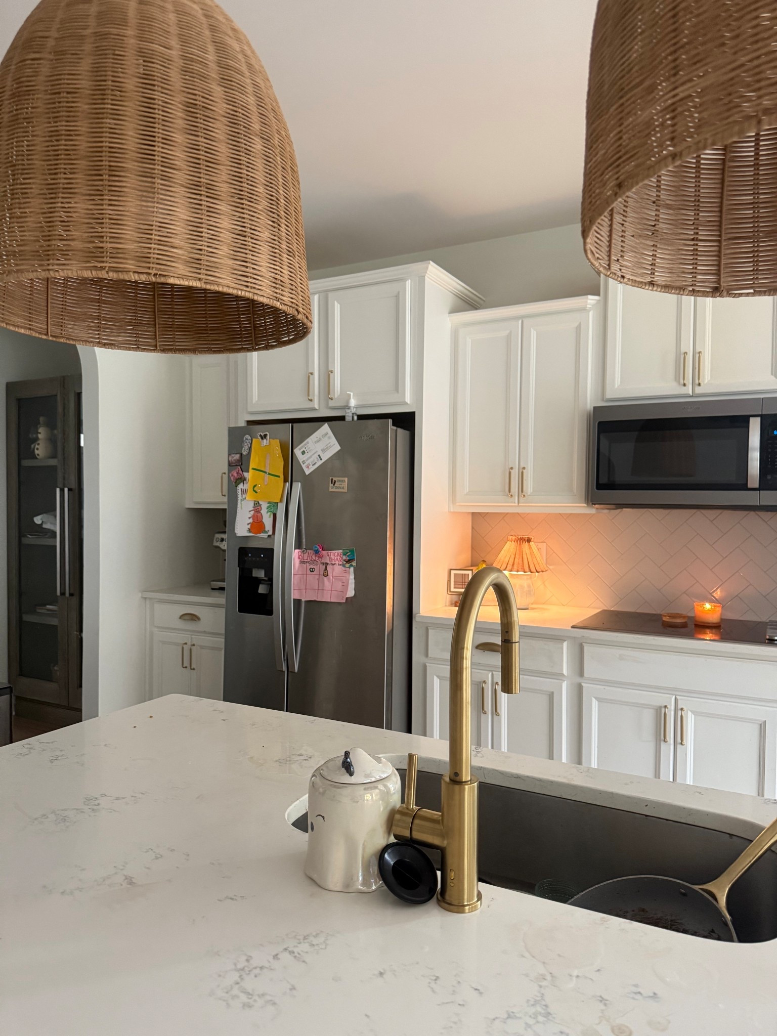 finally got a matching kitchen faucet and I am loving the gold✨✨ 

#LTKBeauty #LTKHome #LTKFamily