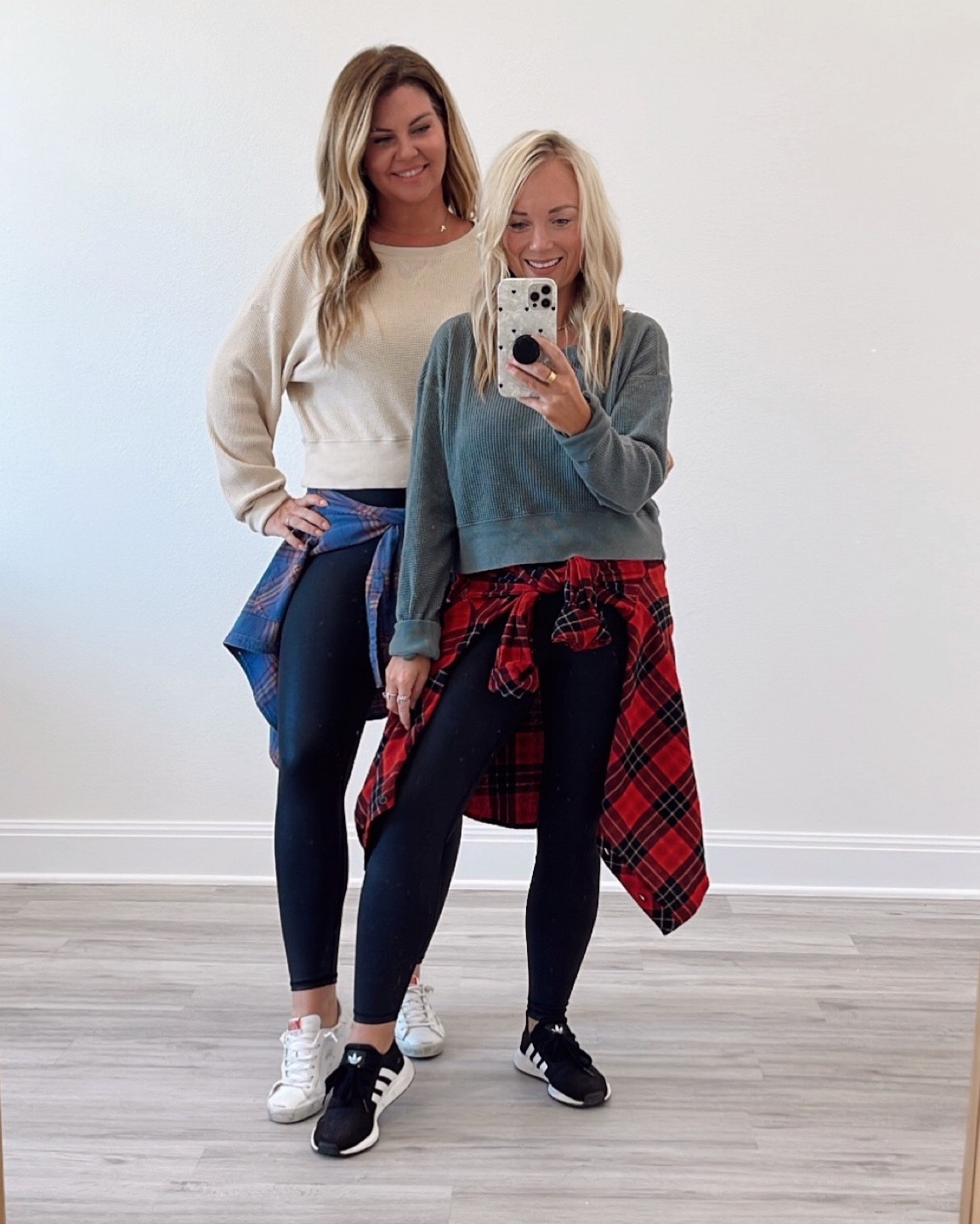 Heather: top size xs
Angela: top size medium
Code LTKAERIE10
Heather leggings: small
Angela leggings: medium
Code: LTKFALL

