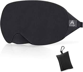 Mavogel Cotton Sleep Eye Mask - Updated Design Light Blocking Sleep Mask, Soft and Comfortable Ni... | Amazon (US)