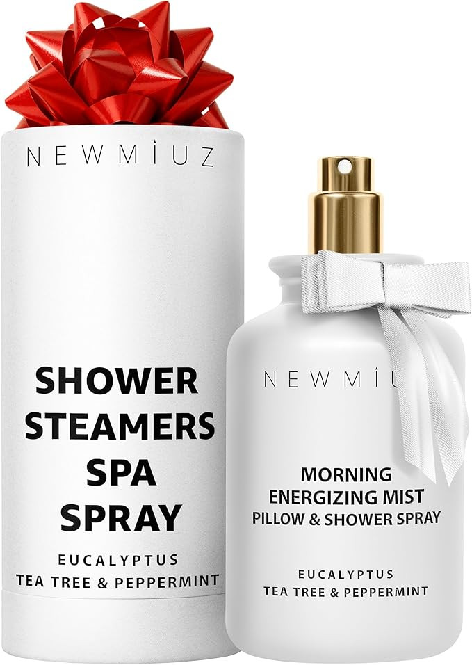 Energizing Shower & Pillow Spray Peppermint Eucalyptus Tea Tree Essential Oils Natural Fast Actin... | Amazon (US)