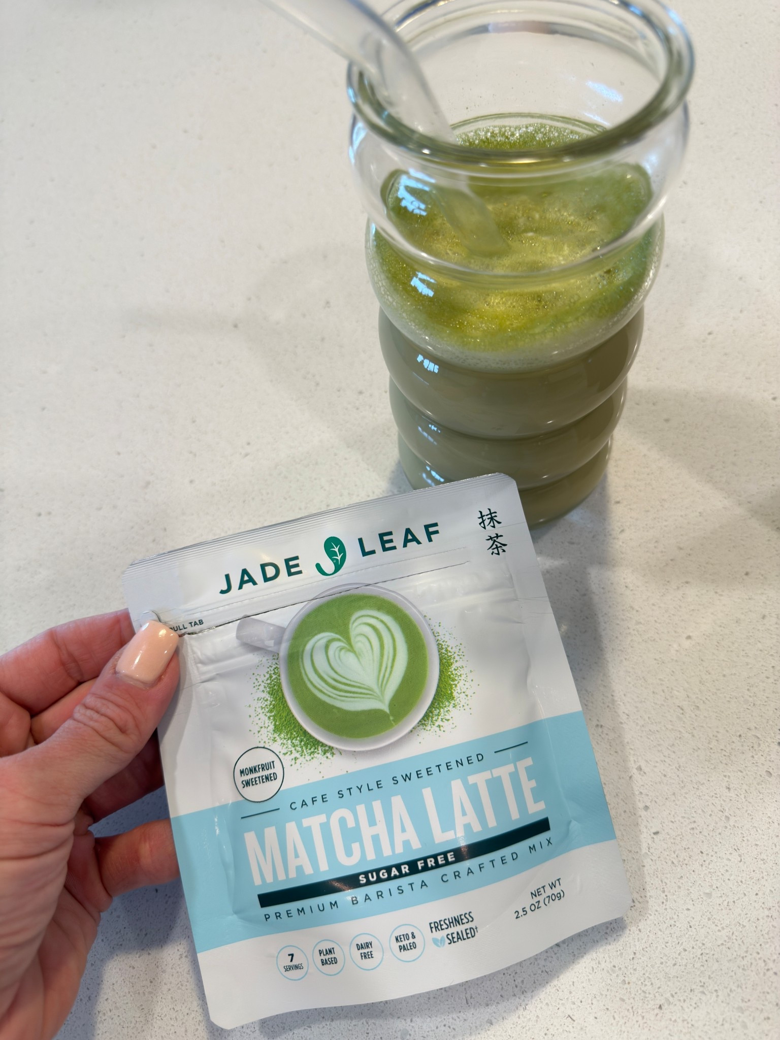 When I already had my morning coffee but I’m craving something else…
Sweetened with Monk Fruit too! 
Tastes really good! 