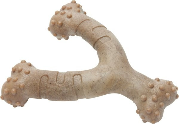 Frisco Bacon Flavored Wishbone Nylon Chew Dog Toy for Heavy Chewers | Chewy.com