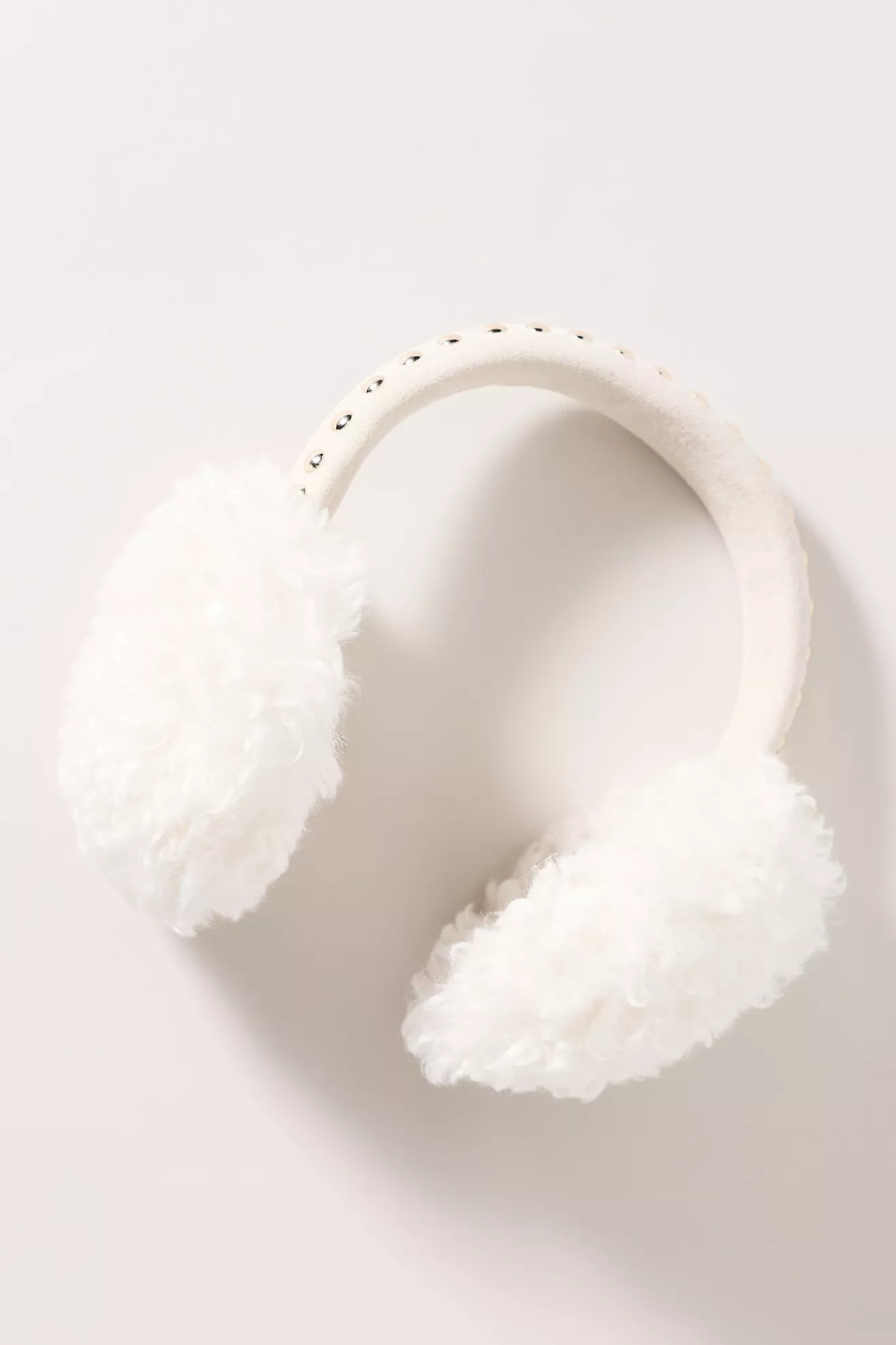 Violet & Brooks Studded Faux Fur Earmuffs | Anthropologie (US)