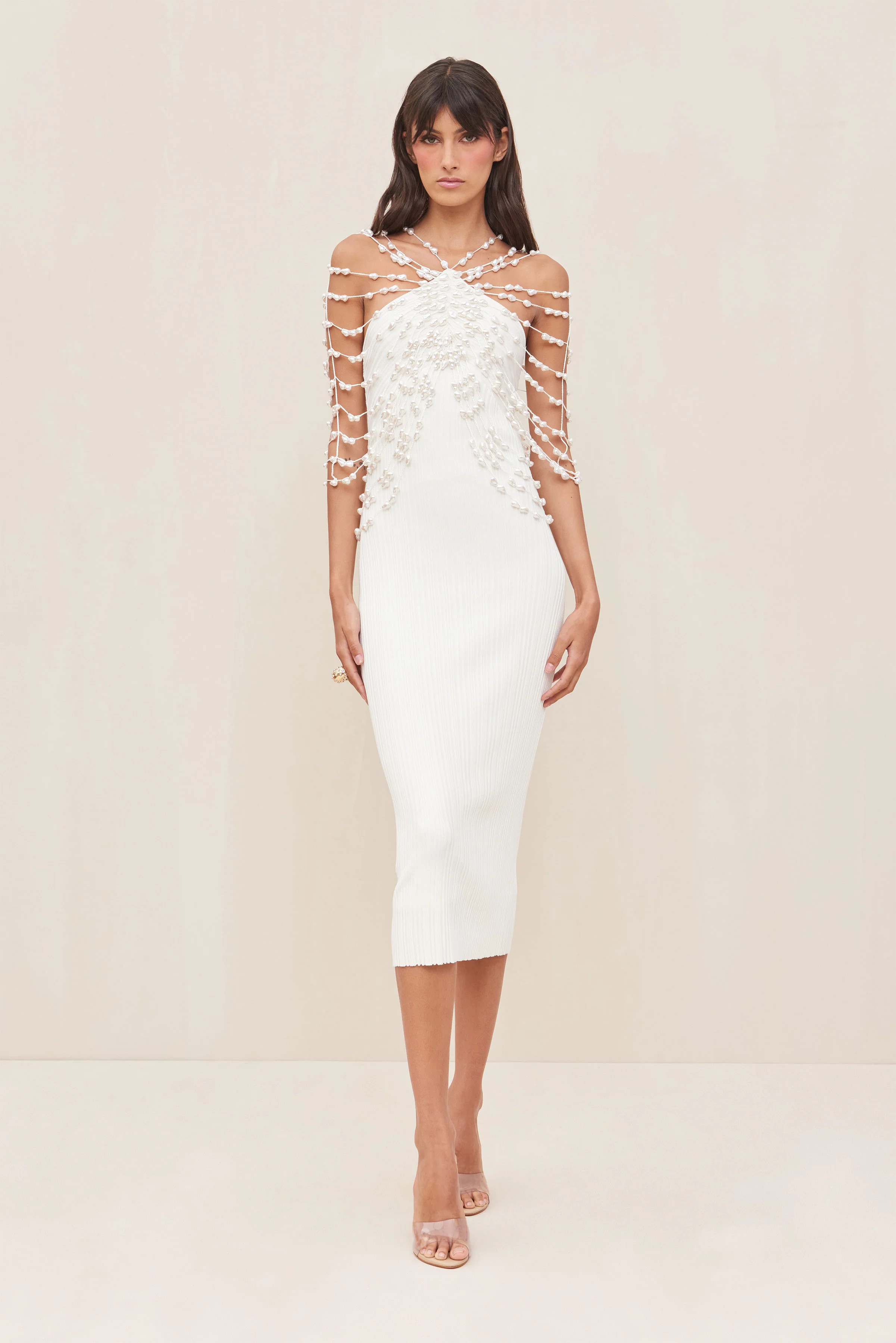 CECELIA KNIT DRESS - OFF WHITE | Cult Gaia - US