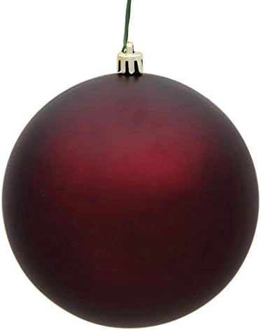 Vickerman 482216 - 3" Burgundy Matte Ball Christmas Christmas Tree Ornament (12 pack) (N590865DMV... | Amazon (US)