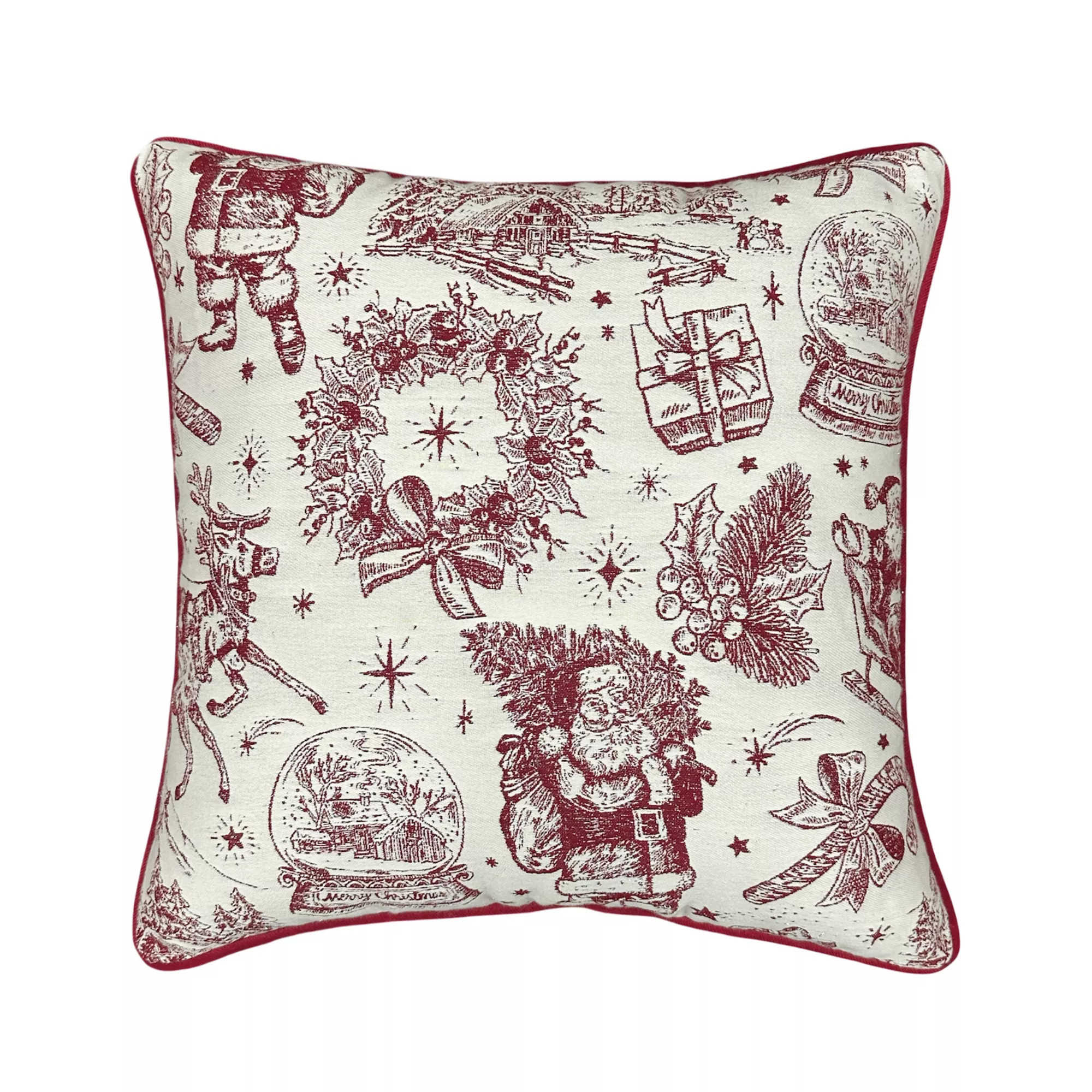St. Nicholas Square® Santa Tapestry Decorative Throw Pillow | Kohl's
