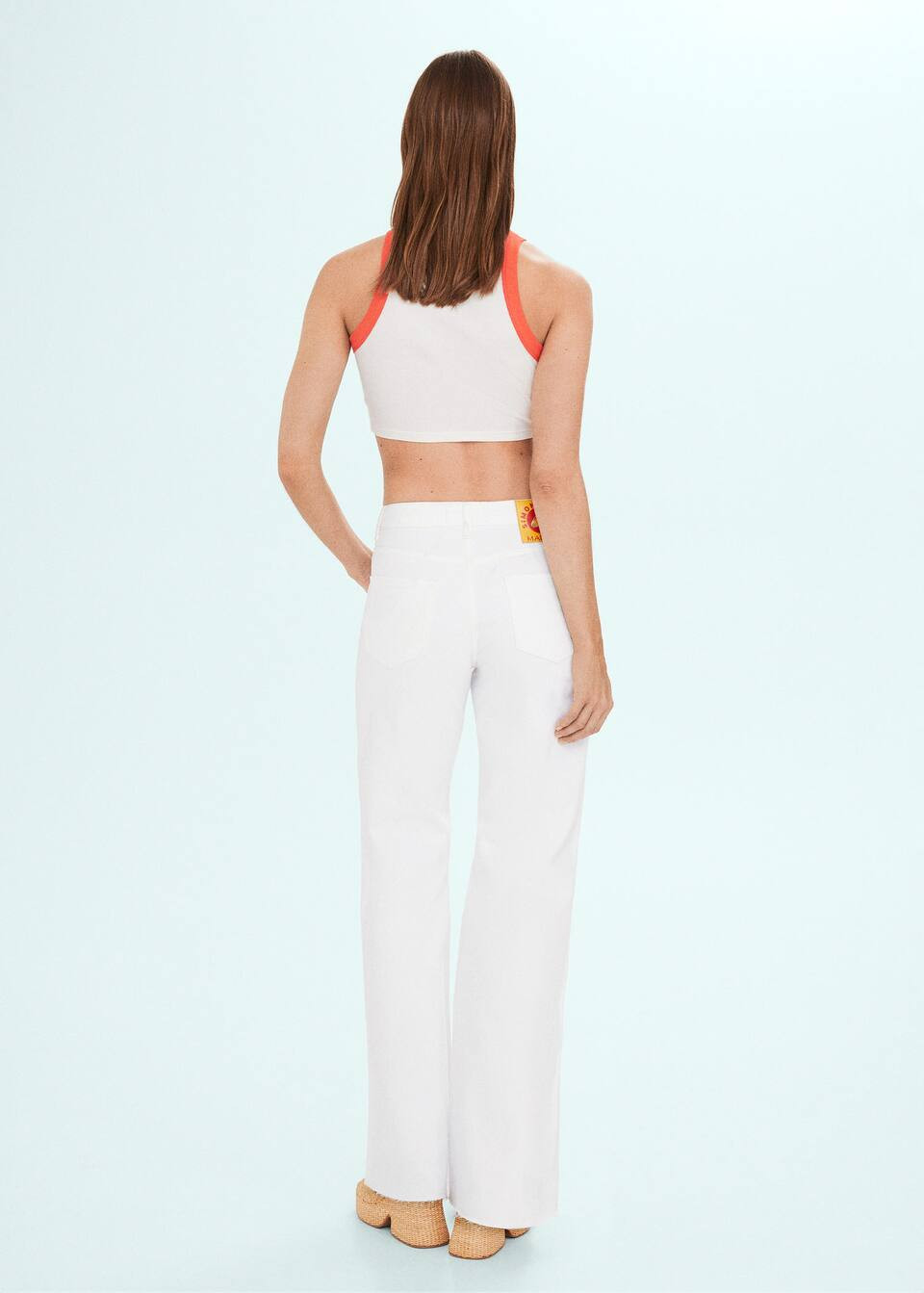 Jeans wideleg vita alta -  Donna | Mango Italia | Mango IT