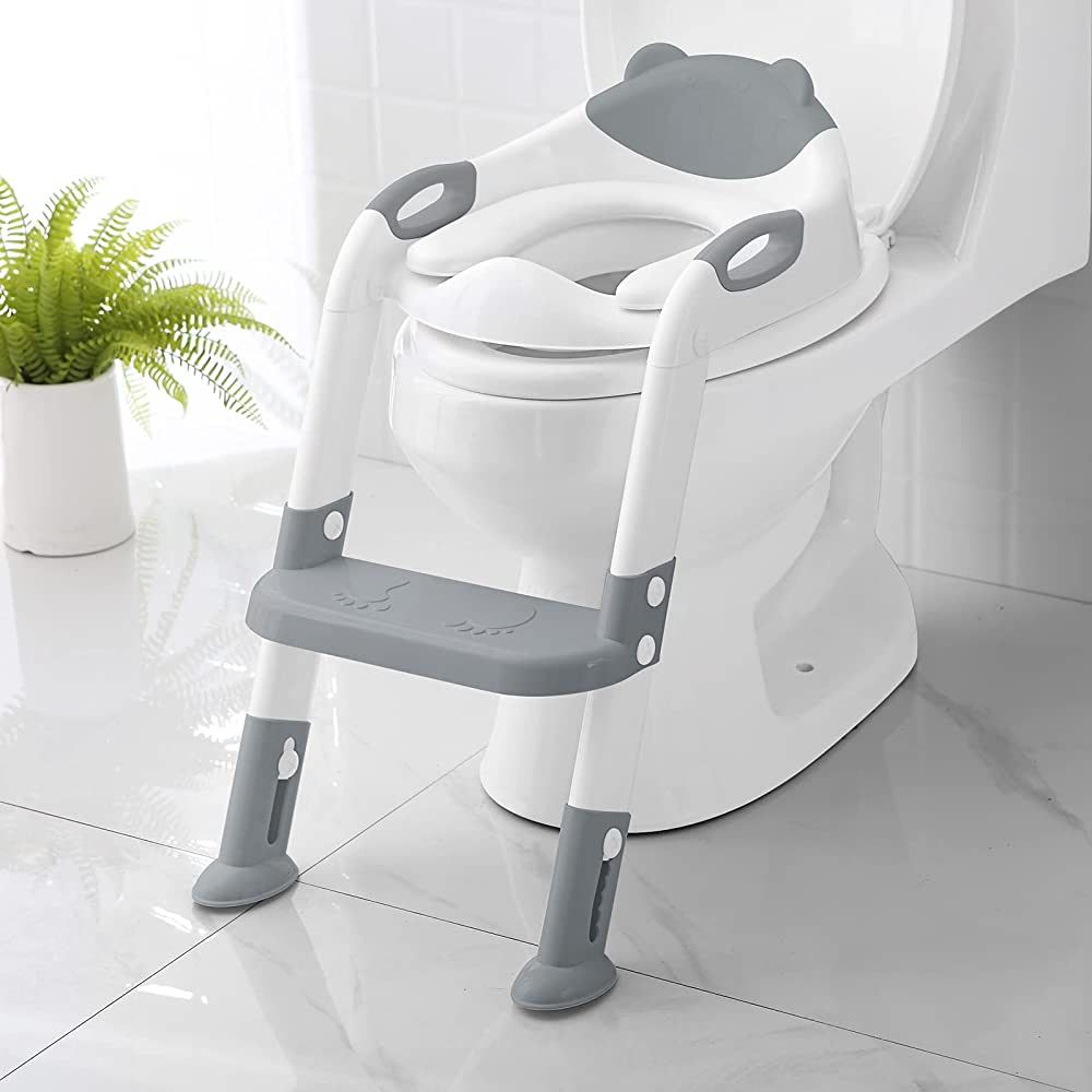 Toilet Potty Training Seat with Step Stool Ladder,SKYROKU Potty Training Toilet for Kids Boys Gir... | Amazon (US)