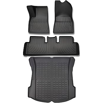 SUPER LINER Magi II Floor Mats for Tesla Model 3 Custom Fit 2021 2022 2023 All-Weather Cargo Line... | Amazon (US)