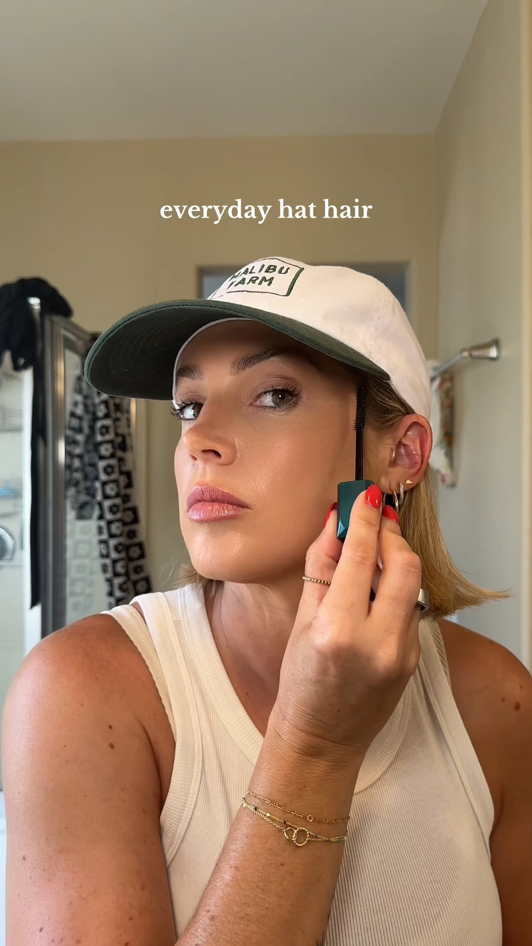 I wear hats more than you know 🤓 #hairtutorial #bluntbob #bobhaircut #bobhairstyle #blondebob #momsoftiktok #hathairstyle 

#LTKFindsUnder50 #LTKStyleTip #LTKBeauty