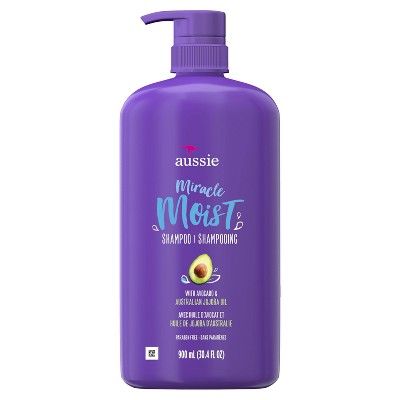 Aussie Paraben-Free Miracle Moist Shampoo with Avocado & Jojoba for Dry Hair - 30.4 fl oz | Target