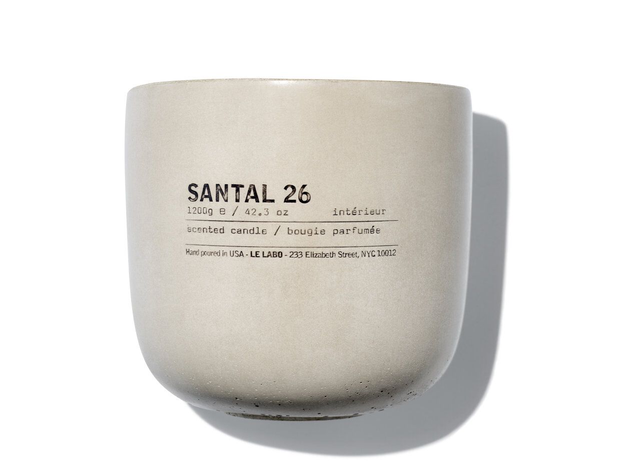 Le Labo Santal 26 Concrete Candle Grey | Violet Grey