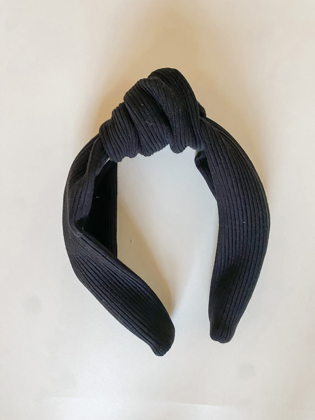 True Black Headbands Girls Headband Knotted Headband Womans - Etsy | Etsy (US)