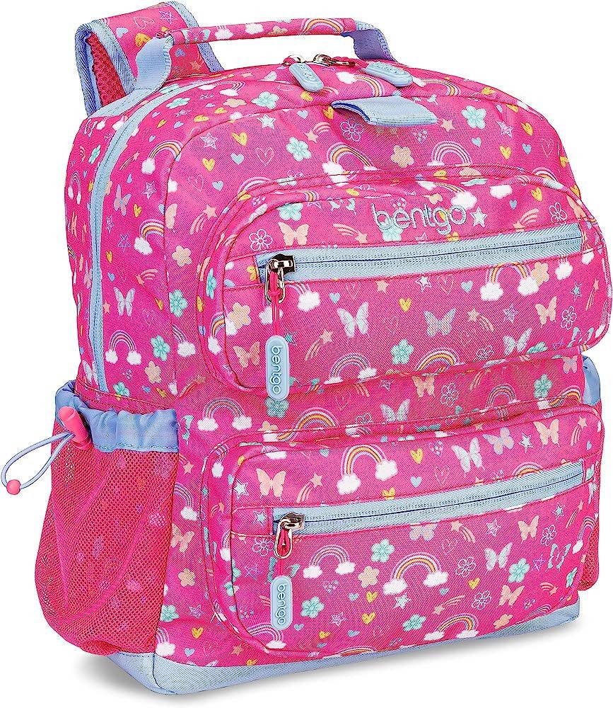 Bentgo® Kids Backpack for Ages 4+ - Lightweight 14” Backpack in Unique Prints for School, Trav... | Amazon (US)
