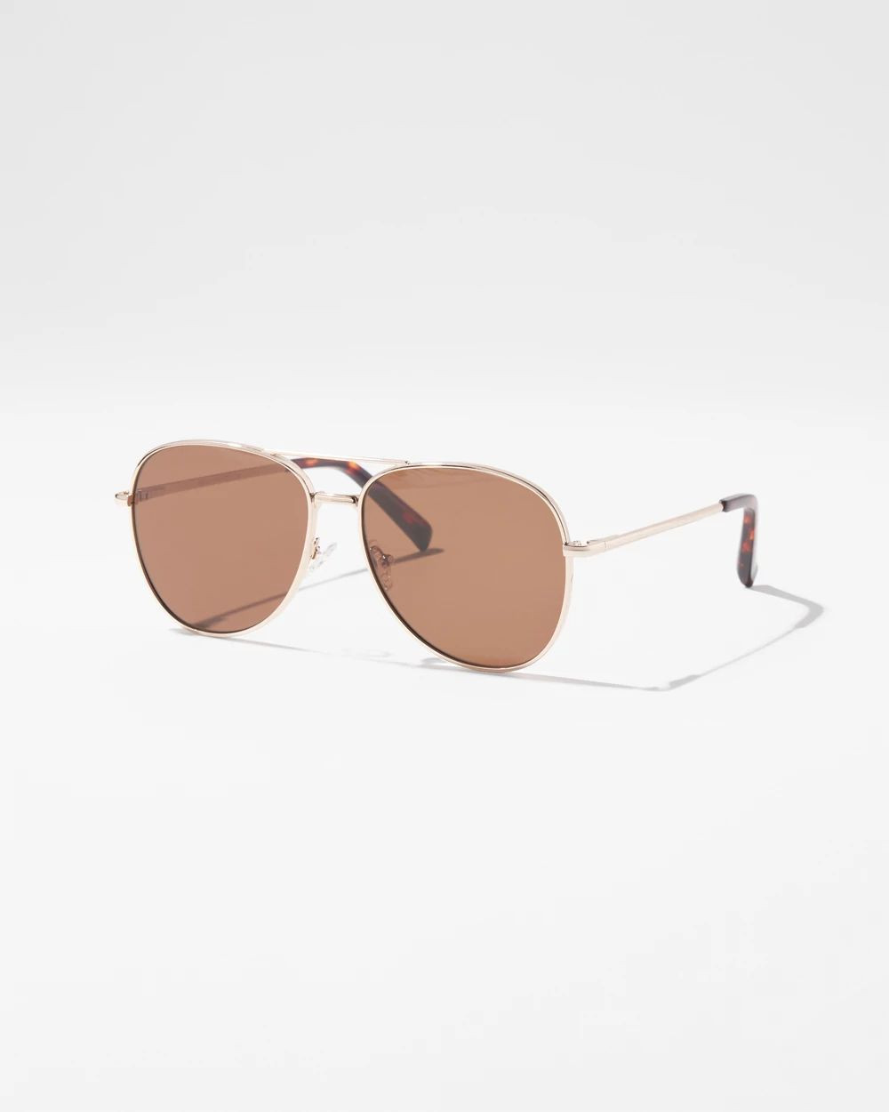 Gold Aviator Sunglasses | White House Black Market