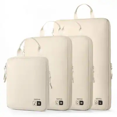 Epicka - Nylon Compression Packing Cubes 4 Set - Water Resistant Travel Packing Organizer for Car... | Best Buy U.S.