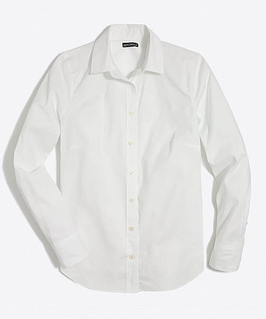 J.Crew Mercantile Women's WHITE - White Button-Up - Women | Zulily