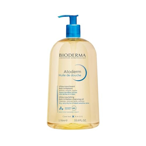 Bioderma Atoderm Shower Oil, Cleansing Oil For Face & Body, Nourishing Cleansing Oil For Dry to A... | Amazon (US)