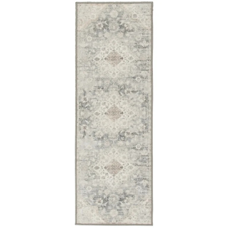 Mainstays 20" x 60" Persian Medallion Indoor Runner Rug | Walmart (US)