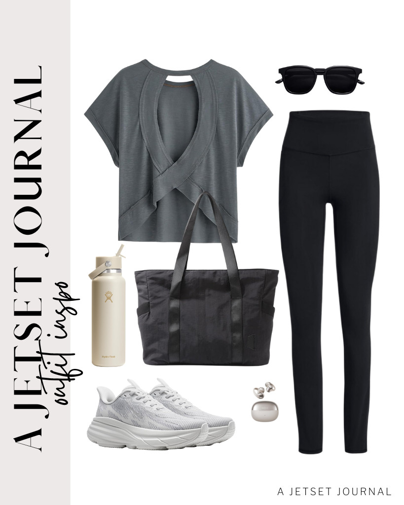 You will love this breathable short-sleeve top when paired with black leggings. It's great for traveling, as it doesn't take up much space in your luggage. Combine it with ALLSWIFIT walking shoes for a stylish look. 

 #LTKSeasonal #LTKSaleAlert #LTKTravel