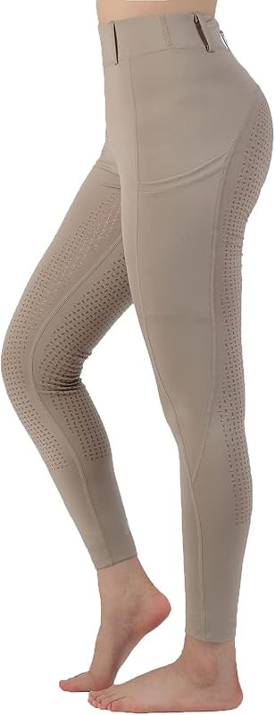 Women Riding Tights Pockets,Women Training Breeches Pants with Silicone Grip | Amazon (US)