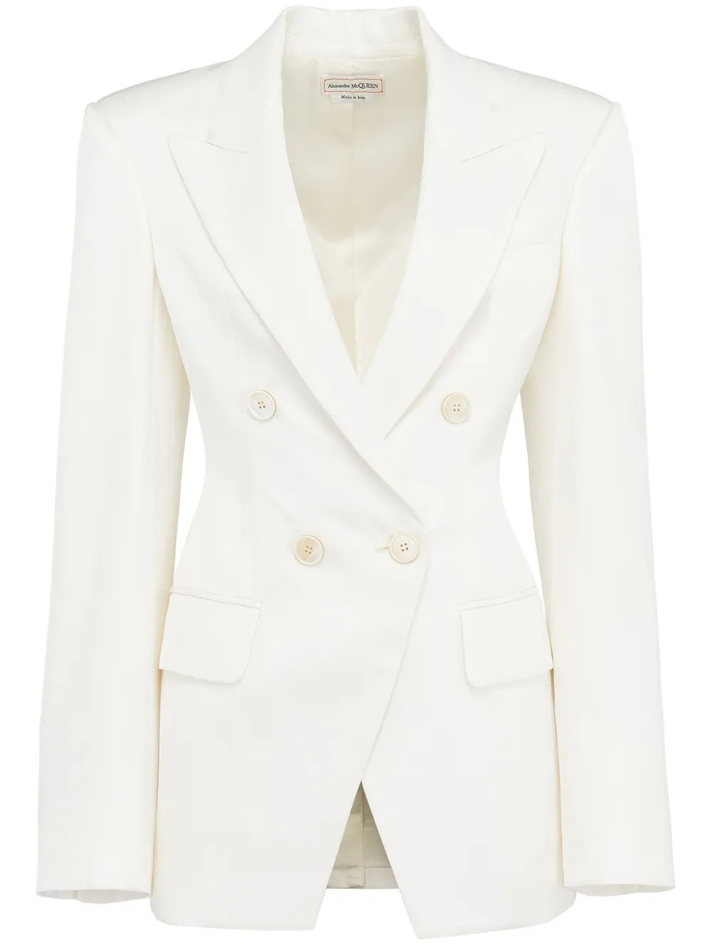 double-breasted twill blazer | Farfetch Global