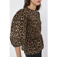 Womens Leopard Print Blouse, Leopard | Warehouse UK & IE