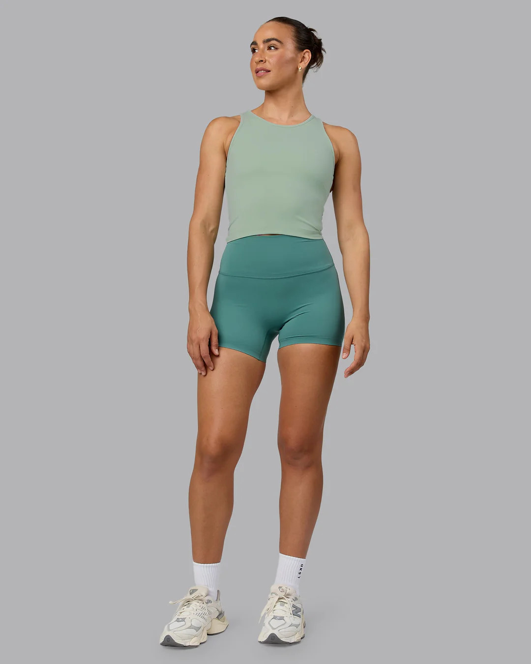 Flow Shelf Bra Performance Tank - Surf Spray | LSKD | LSKD