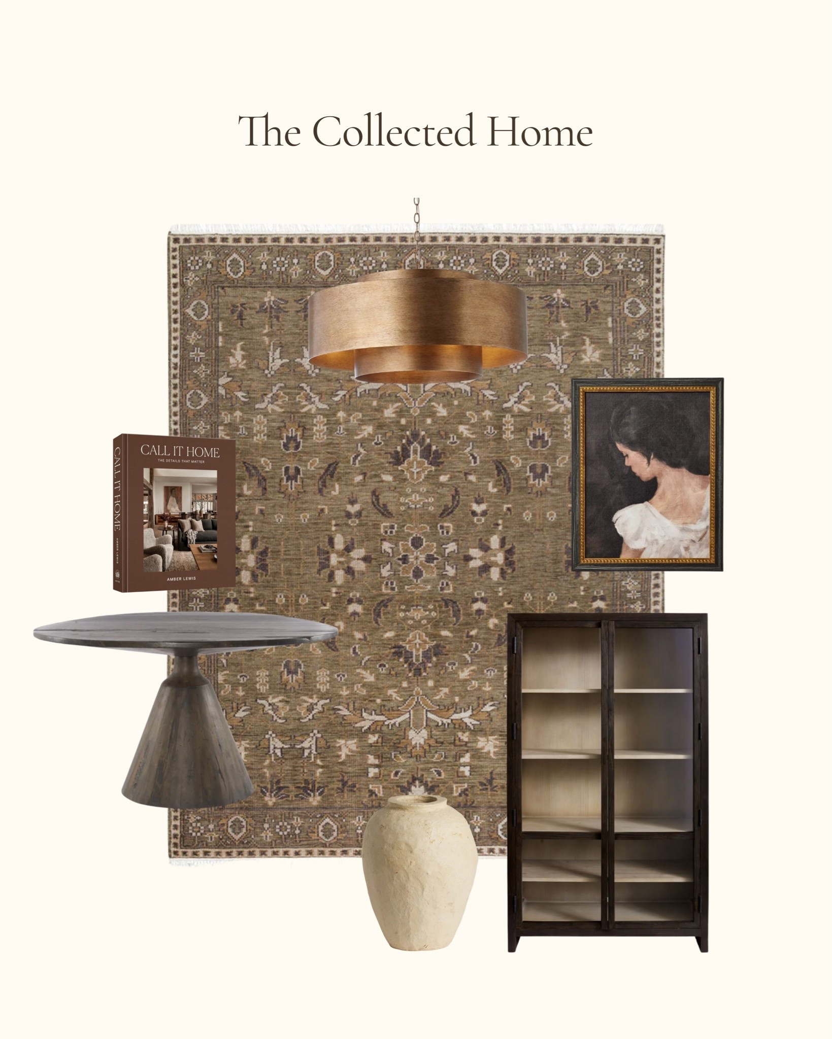 A room doesn't have to be filled with antiques to have a sense of history. Sometimes it's simply about choosing pieces that feel like they have a story to tell. 

A richly patterned rug, an interesting wood cabinet, a beautiful portrait, and a few substantial accents can bring so much personality to a space.

All linked here 🤍 #LTKhome