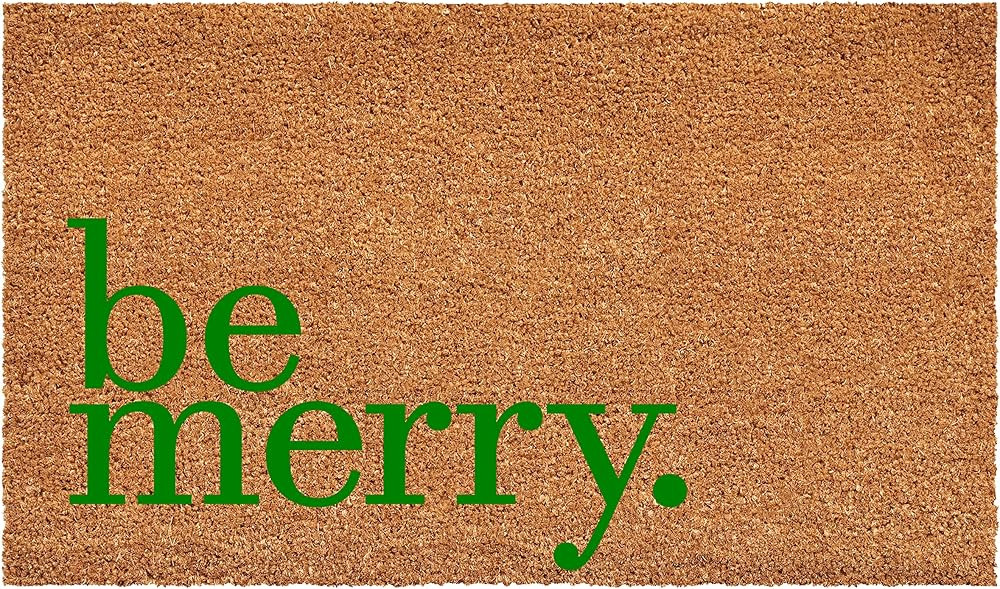 Calloway Mills 109261729 Be Merry Green Doormat 17" x 29" | Amazon (US)