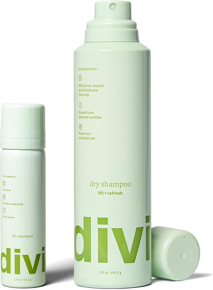 divi Dry Shampoo Spray for Women - Formulated to Absorb Oil, Balance the Scalp and Extend Time Be... | Amazon (US)