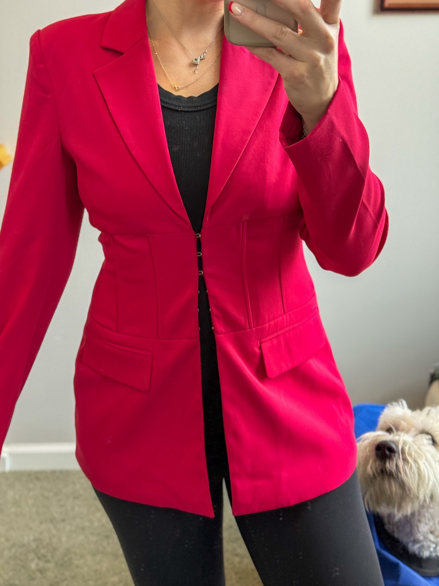 Found this fuchsia Tahari blazer at TJ Maxx and couldn’t pass it up for spring/summer. Linking other pink blazers if your want your own pop of color for Spring 2026 

#LTKootd #LTKSeasonal #LTKWorkwear