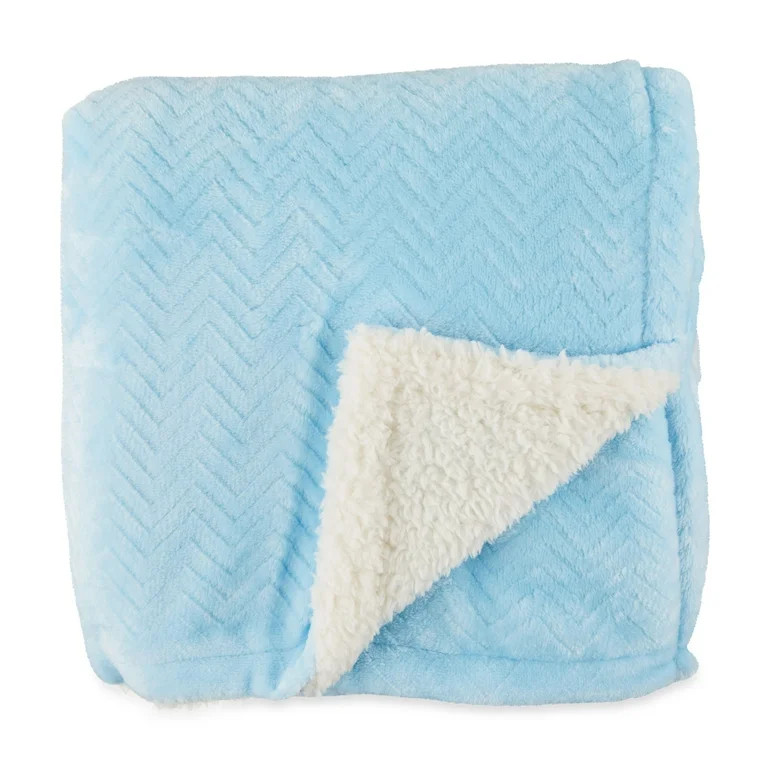 Parents Choice Blue Royal Plush Blanket | Walmart (US)