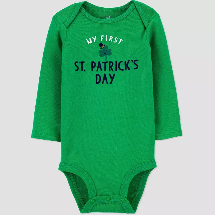 Baby 'My First St. Patrick's Day' Bodysuit - Just One You® made by carter's Green | Target