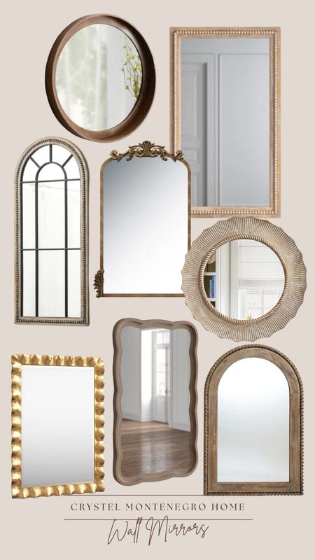 These home decor wall mirrors are all from Wayfair. Beautify your home. Reflect light into a dark space, or put a mirror in a needed spot.

#LTKfamily #LTKstyletip #LTKhome